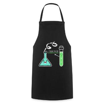 Biologist Science Biology Major Experience - Cooking Apron - black - Front - AI Model Male 185 dark (185cm)