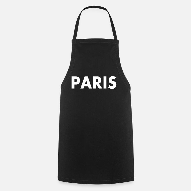 Paris - Tablier de cuisine - noir