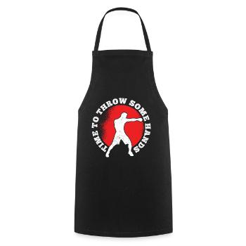 Boxsport Boxing - Kochschürze - Schwarz - Vorne - AI Model Male 185 dark (185cm)