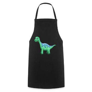 Lieber Dinosaurier. - Kochschürze - Schwarz - Vorne - AI Model Male 185 dark (185cm)