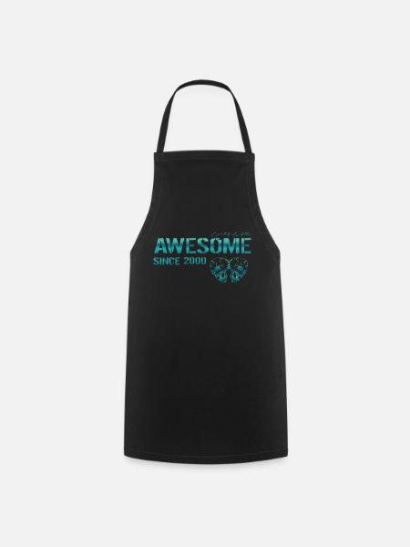 Awesome since 2000 Geschenk - Kochschürze - Schwarz
