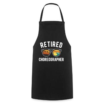 Chiropractor Retirement Vibes Design - Kochschürze - Schwarz - Vorne - AI Model Male 185 dark (185cm)