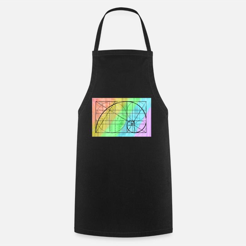 Golden ratio - Cooking Apron - black