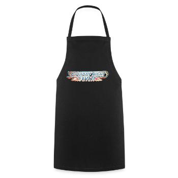 Saturday Night Fever Logo With Lightning Bolts - Cooking Apron - black - Front - AI Model Male 185 dark (185cm)