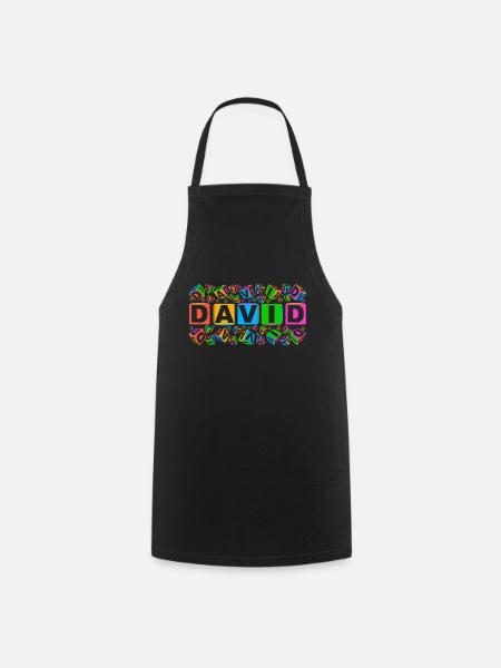 DAVID colourful cubes - Kochschürze - Schwarz