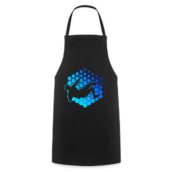 Climbing Climbing Climber Bouldering Bouldering - Cooking Apron - black - Front - AI Model Male 185 dark (185cm)
