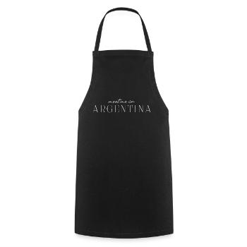 I love Argentina - Cooking Apron - black - Front - AI Model Male 185 dark (185cm)