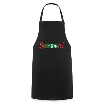 Sex It Up - Cooking Apron - black - Front - AI Model Male 185 dark (185cm)