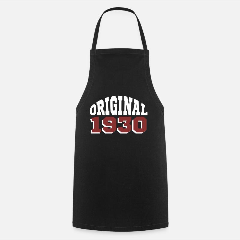 Original 1930 - Tablier de cuisine - noir