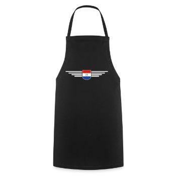 Paraguay Fan T-Shirt - Kochschürze - Schwarz - Vorne - AI Model Male 185 dark (185cm)