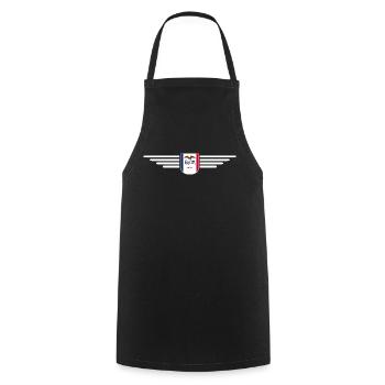 Iowa Fan T-Shirt – Your State! - Cooking Apron - black - Front - AI Model Male 185 dark (185cm)