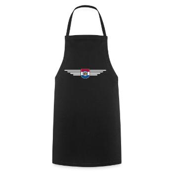 Missouri Fan T-Shirt – Must-Have pour les fans ! - Tablier de cuisine - noir - Devant - AI Model Male 185 dark (185cm)