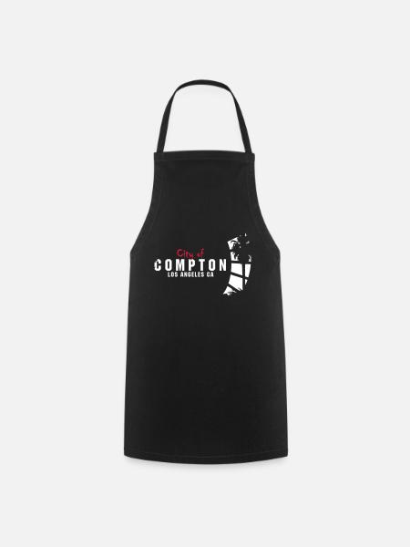 ville de Compton - Tablier de cuisine - noir