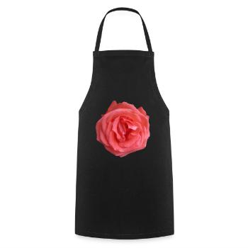 Soul Rose - Seelenrose - Kochschürze - Schwarz - Vorne - AI Model Male 185 dark (185cm)