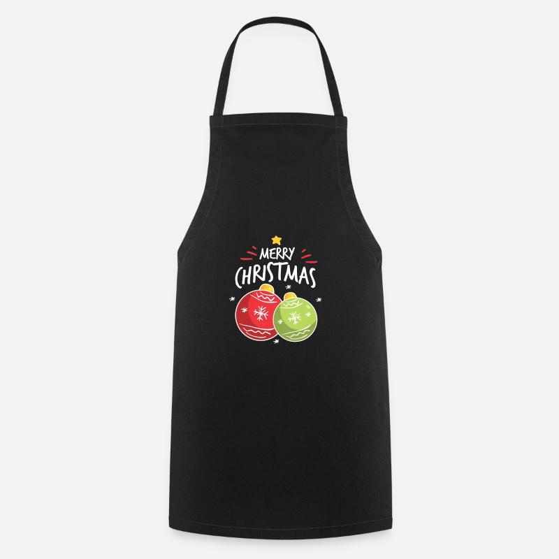 Christmas - Cooking Apron - black