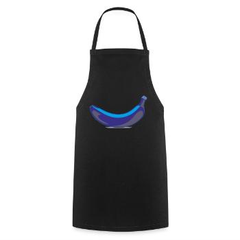 Blaue Banane Obst Fraucht Essen Gesund Geschenk - Kochschürze - Schwarz - Vorne - AI Model Male 185 dark (185cm)