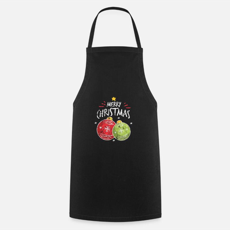 Christmas - Cooking Apron - black