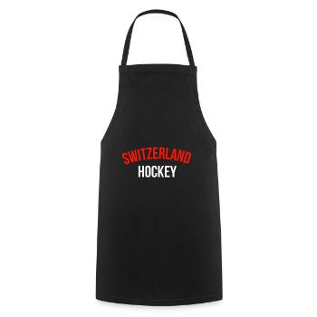 Hockey Hockey sur glace Amateur de sports d'hiver Suisse - Tablier de cuisine - noir - Devant - AI Model Male 185 dark (185cm)