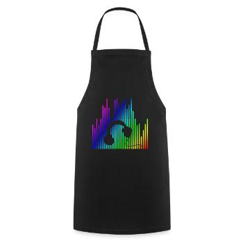 EQUALIZER et casques EQUALIZER et casques - - Tablier de cuisine - noir - Devant - AI Model Male 185 dark (185cm)