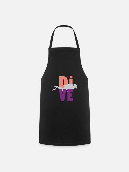 plongée - Tablier de cuisine - noir