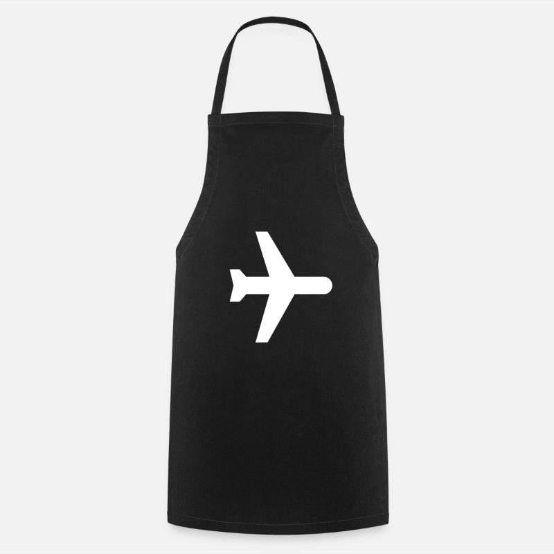 Airplan White - Cooking Apron - black
