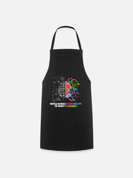 Citer l'intelligence geek Stephen Hawking - Tablier de cuisine - noir