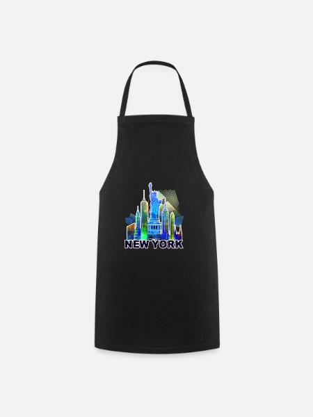 New York 3 y - Cooking Apron - black