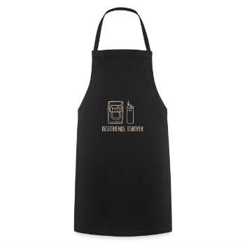 Smoking Best Friends Lighter Smokers - Cooking Apron - black - Front - AI Model Male 185 dark (185cm)