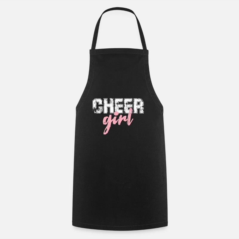 Cheerleader Mädchen - Kochschürze - Schwarz