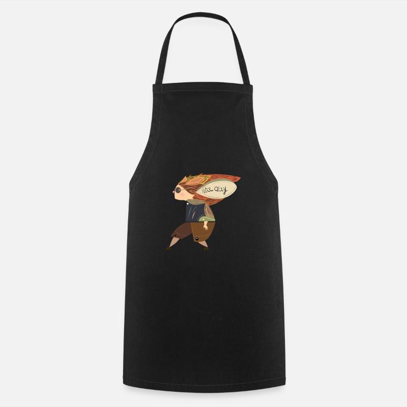 Nice Day Creature - Cooking Apron - black