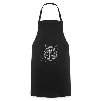 Tänzer Tänzerin Discokugel Geschenk Idee - Kochschürze - Schwarz - Vorne - AI Model Male 185 dark (185cm)