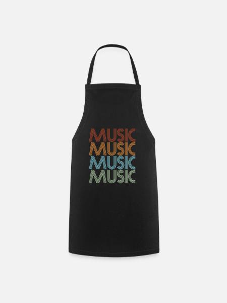 MUSIK - Kochschürze - Schwarz