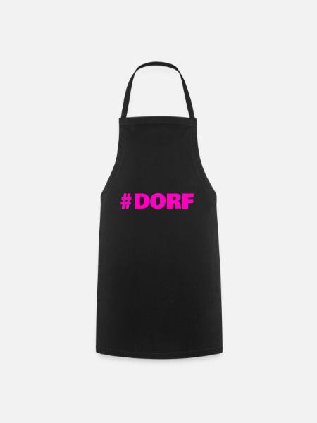 #Dorf - Kochschürze - Schwarz