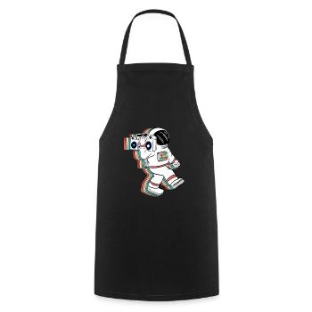 Are You A Fan Of Astronomy? An Astronaut Dreamer? - Cooking Apron - black - Front - AI Model Male 185 dark (185cm)