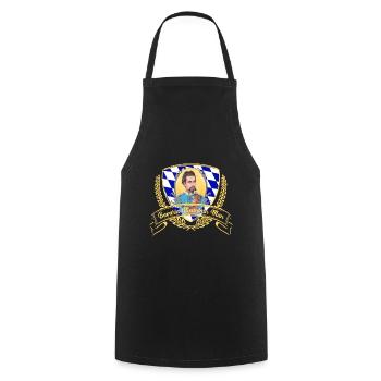Bavaria Mountain Man - Tablier de cuisine - noir - Devant - AI Model Male 185 dark (185cm)