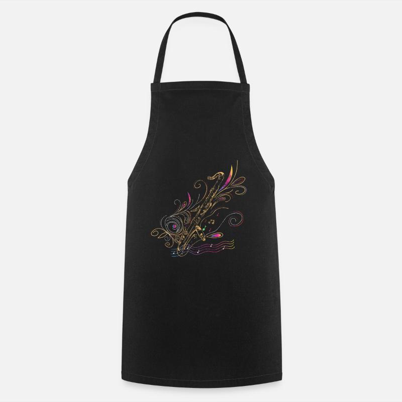 Bass clarinet gift idea - Cooking Apron - black