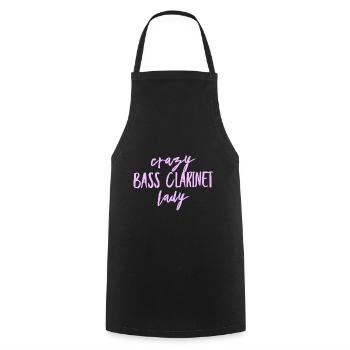 Bassklarinette Klarinette Musiker Jazz Geschenk 11 - Kochschürze - Schwarz - Vorne - AI Model Male 185 dark (185cm)