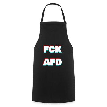 FCK AFD - Kochschürze - Schwarz - Vorne - AI Model Male 185 dark (185cm)