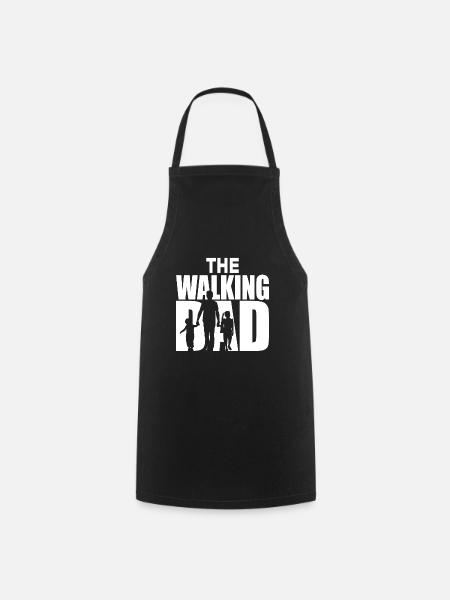Walking Dad Tshirt pour Homme - Tablier de cuisine - noir