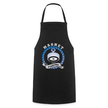 Pêche magnétique Pêche à la ferraille Pêche magnétique - Tablier de cuisine - noir - Devant - AI Model Male 185 dark (185cm)