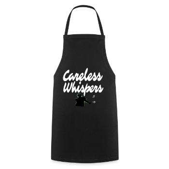 insouciant murmure george t-shirt cadeau - Tablier de cuisine - noir - Devant - AI Model Male 185 dark (185cm)