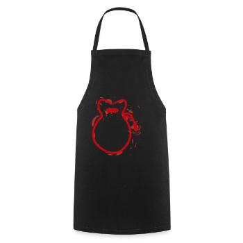 Castanets - Cooking Apron - black - Front - AI Model Male 185 dark (185cm)