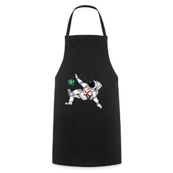 Bicycle Kick Astronaut - Kochschürze - Schwarz - Vorne - AI Model Male 185 dark (185cm)