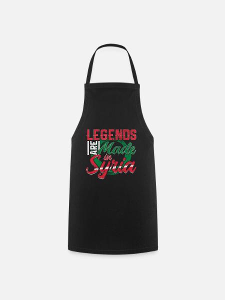 Syria - Cooking Apron - black
