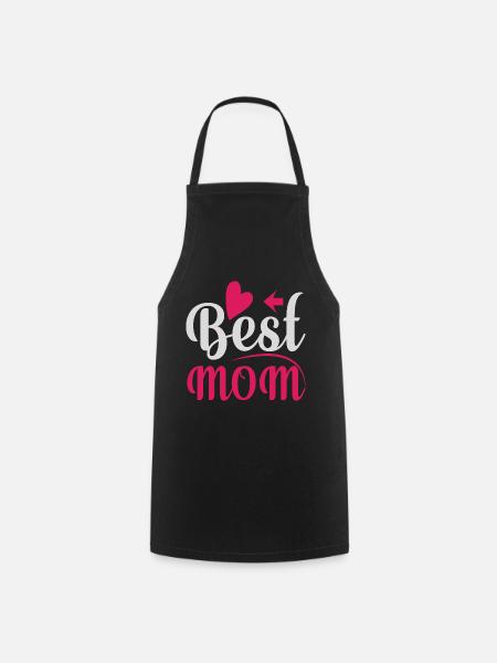 Best mom - Cooking Apron - black