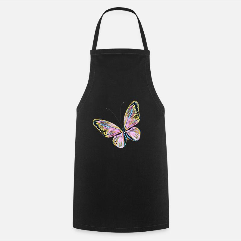 papillon - Tablier de cuisine - noir
