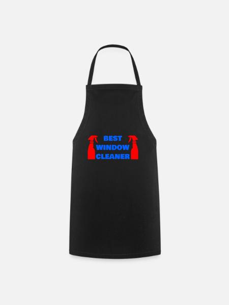 BEST WINDOW CLEANER - Cooking Apron - black