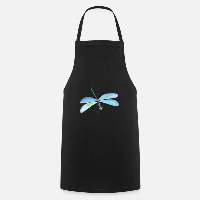 Libellule - Tablier de cuisine - noir