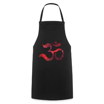 GOA RED - Kochschürze - Schwarz - Vorne - AI Model Male 185 dark (185cm)