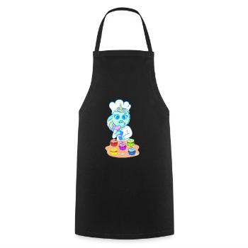 Great Baking Design For Bakers Tshirt Design " - Cooking Apron - black - Front - AI Model Male 185 dark (185cm)
